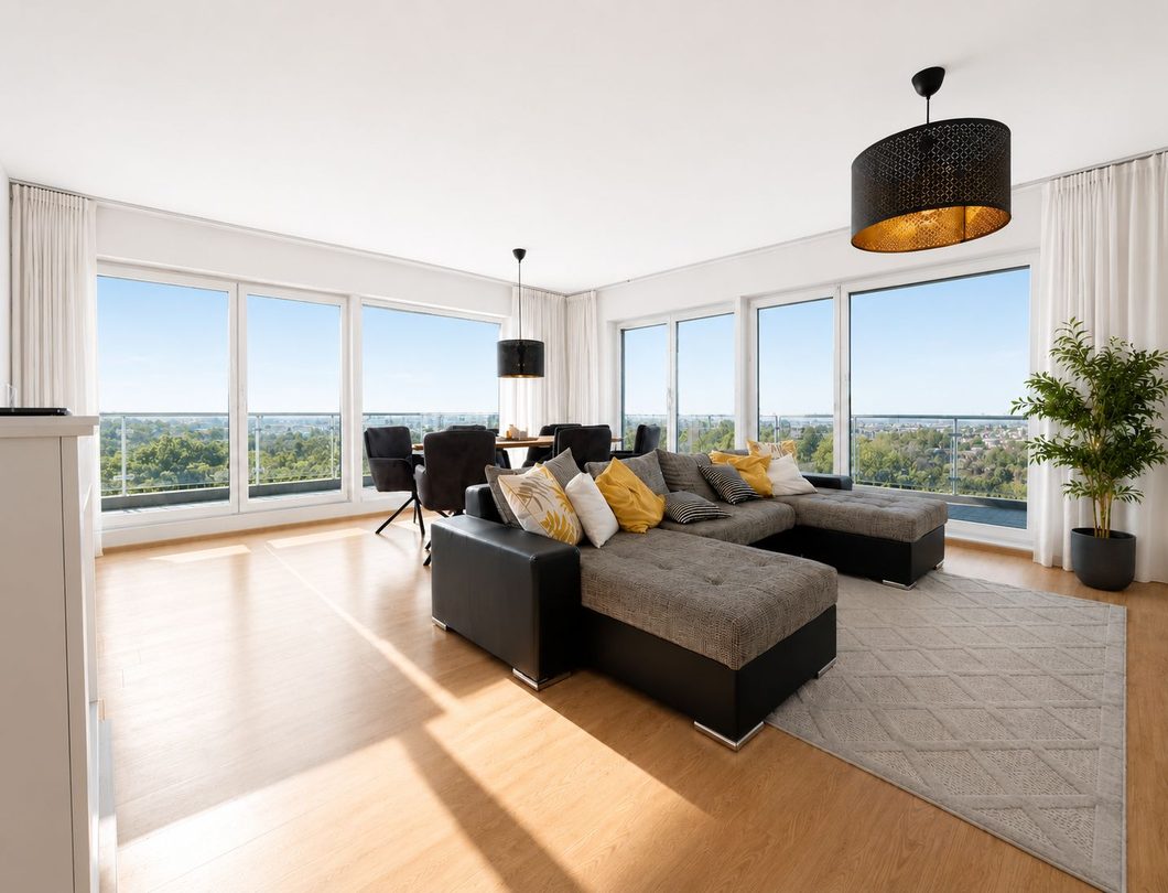 Schickes Penthouse mit viel Licht und Raum zu verkaufen